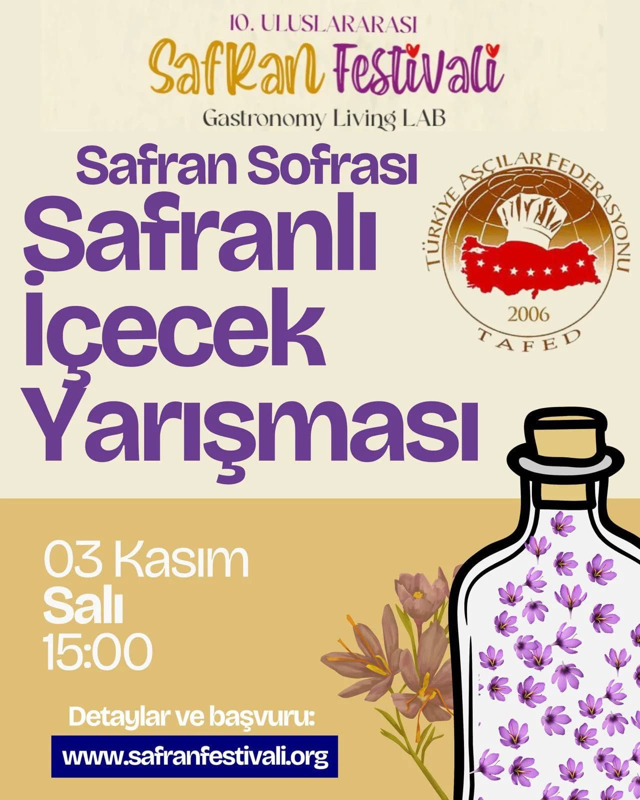 Safranın lezzeti her yuduma değer katıyor.