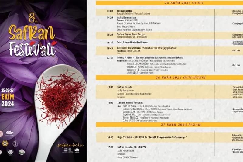 8. Safran Festivali 25 Ekim’de Başlıyor — görsel 1